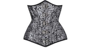 Amplify Your Femininity with Gorgeous Silver Corset