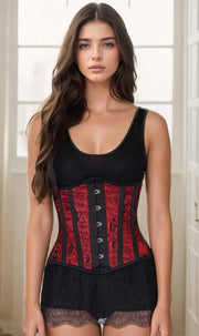 Caemlyn Satin With Lace Corset
