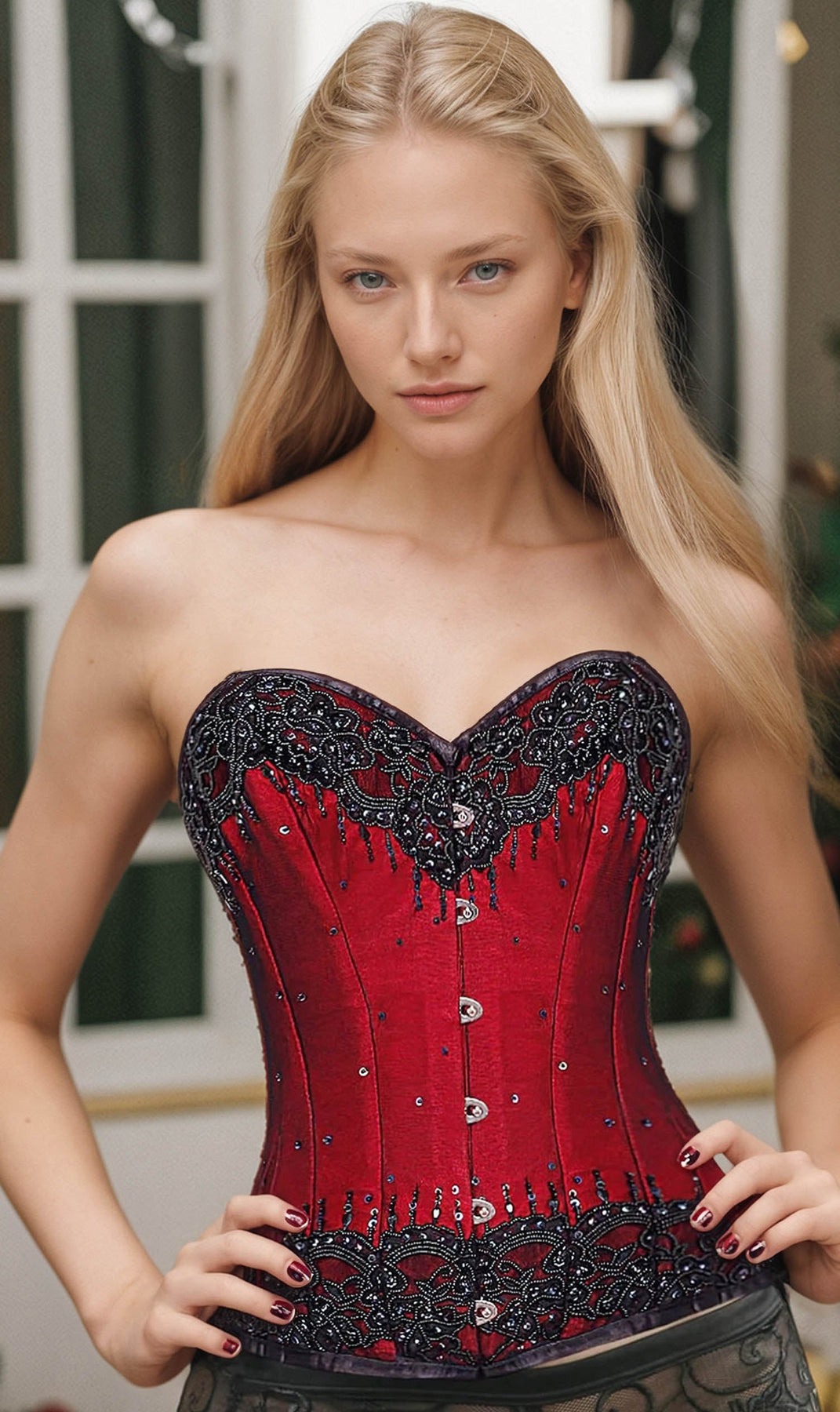 Beautiful and Affordable Designs of Couture Red Corset