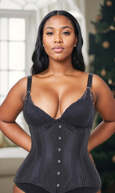 Margot Waist Trainer Taffeta Longline Corset