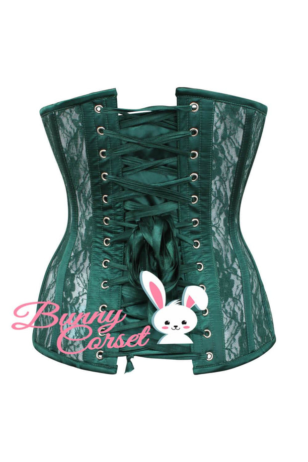 Cailyn Lace Overlay Mesh Corset