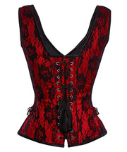 SOLD OUT - Gothic Steel Boned Overbust Corset with Buckles