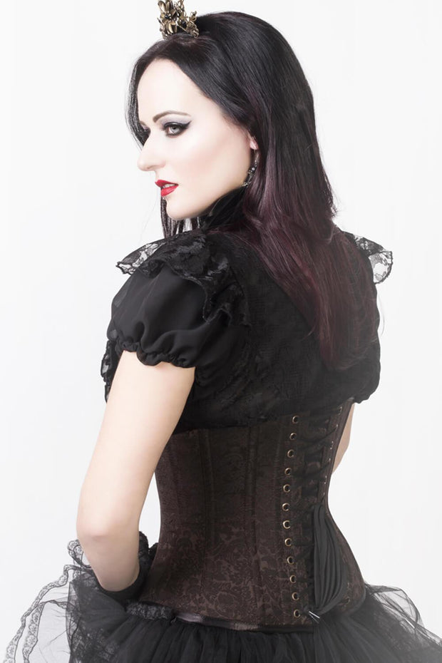 Find Your Choice of the Underbust Brown Corset Right Here