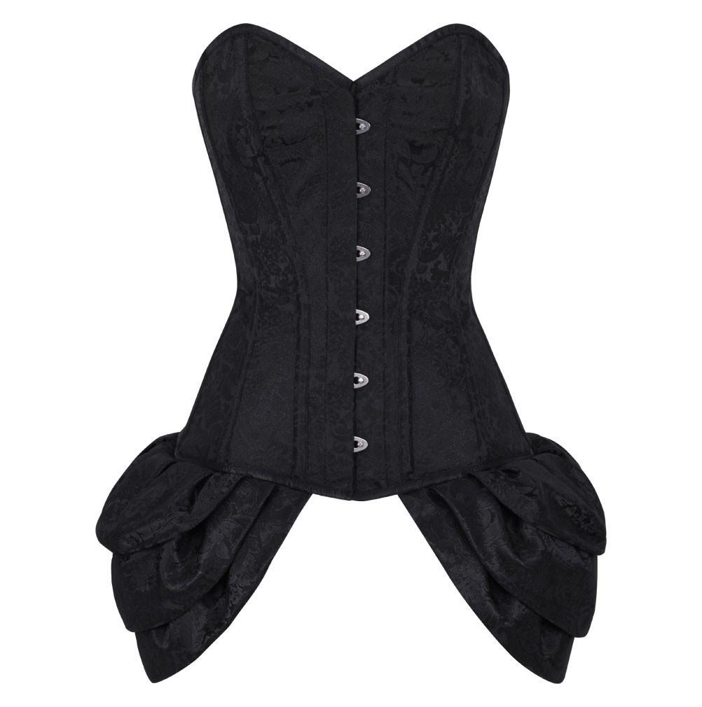 Abasi Black Burlesque Fashion Corset