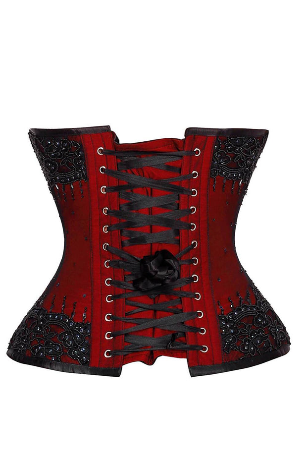 Leksi Lace Overlay Overbust Couture Corset