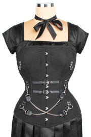 Combo Deal Overbust Cotton Corset (ELC-401) with Skirt