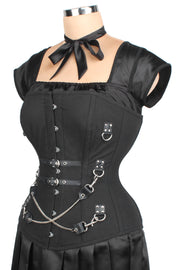 Combo Deal Overbust Cotton Corset (ELC-401) with Skirt