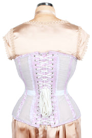 Mesh with Brocade Custom Made Waist Training Corset (ELC-701)