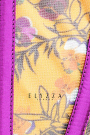 Floral Mesh Sweetheart Custom Made Corset (ELC-701)