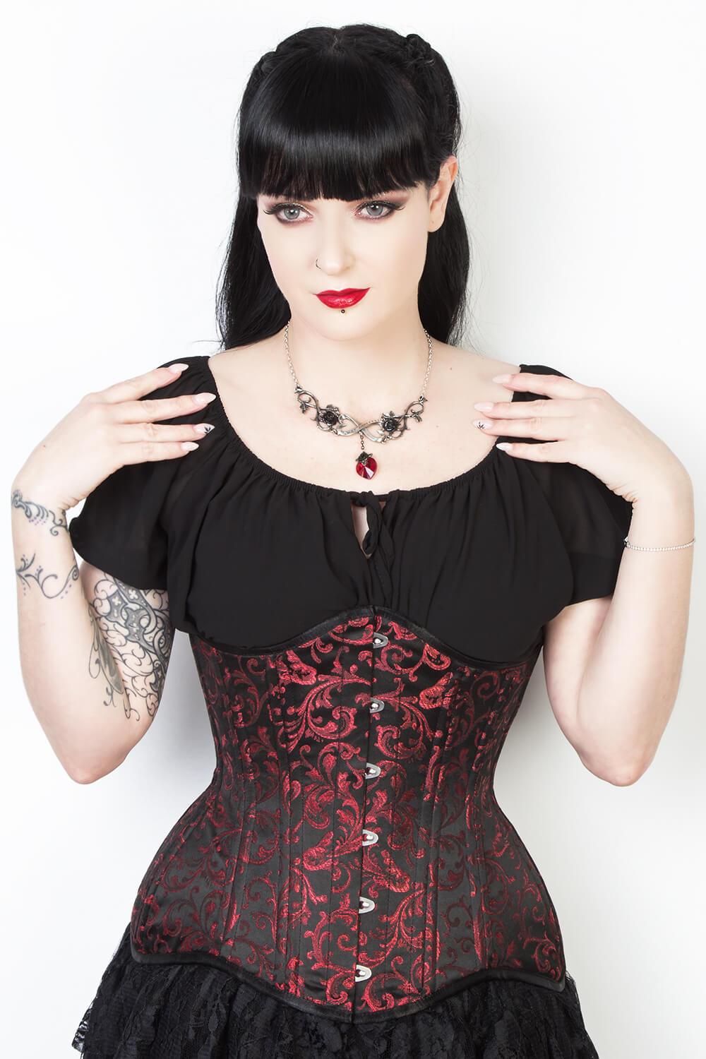 Curvy Long Line Waist Training Corset-Custom Made, Bespoke Corset
