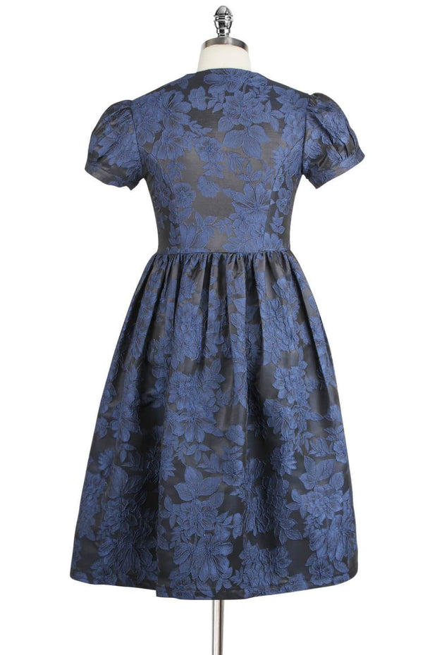 Elyzza London 1950s Jacquard Flare Dress