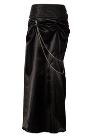 Jordyn Gothic Black Bustle Skirt
