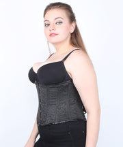 SOLD OUT - Annesley Black Brocade Underbust Corset