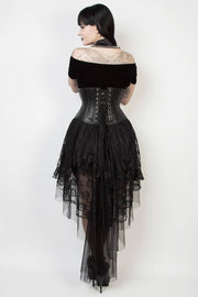 Kirby Black Lace Gothic Skirt