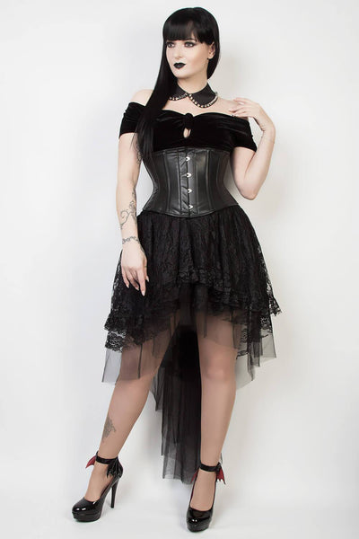 Kirby Custom Made Black Lace Gothic Skirt