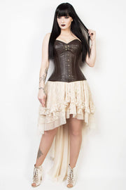 Langley Custom Made Ivory Lace Gothic Skirt