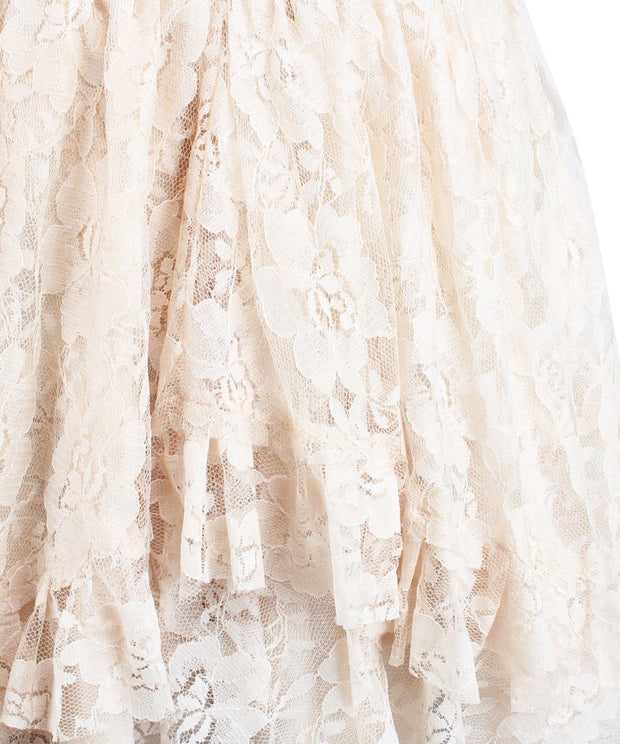 Langley Ivory Lace Gothic Skirt