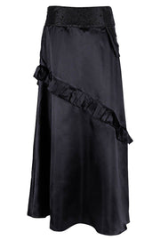 Rowland Custom Made Black Steampunk Layered Skirt