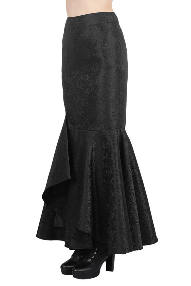 Garia Custom Made Gothic Brocade Ruffle Skirts