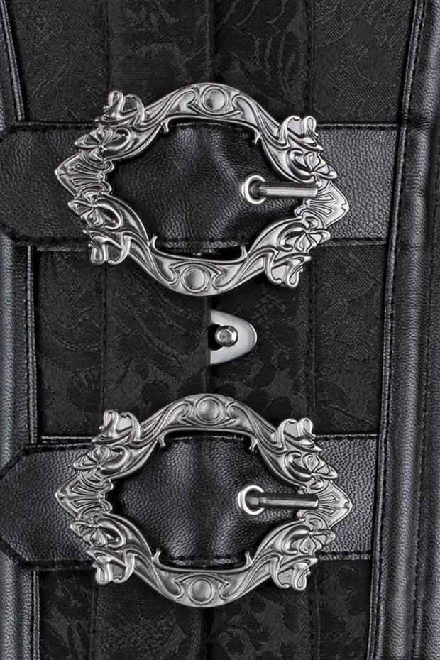 1927 Black Leather Breast Pocket Wallet