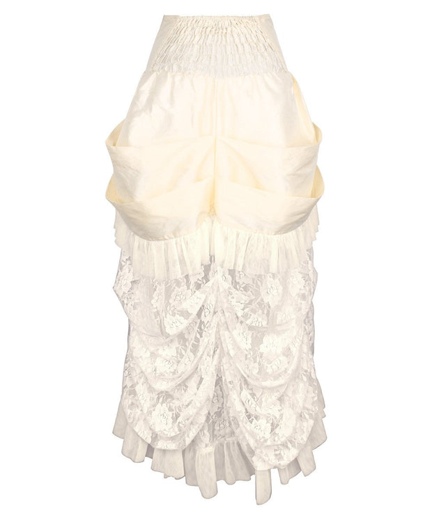 SOLD OUT - Briallan Ivory Victorian Skirt
