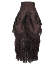 Filberta Brown Victorian Skirt