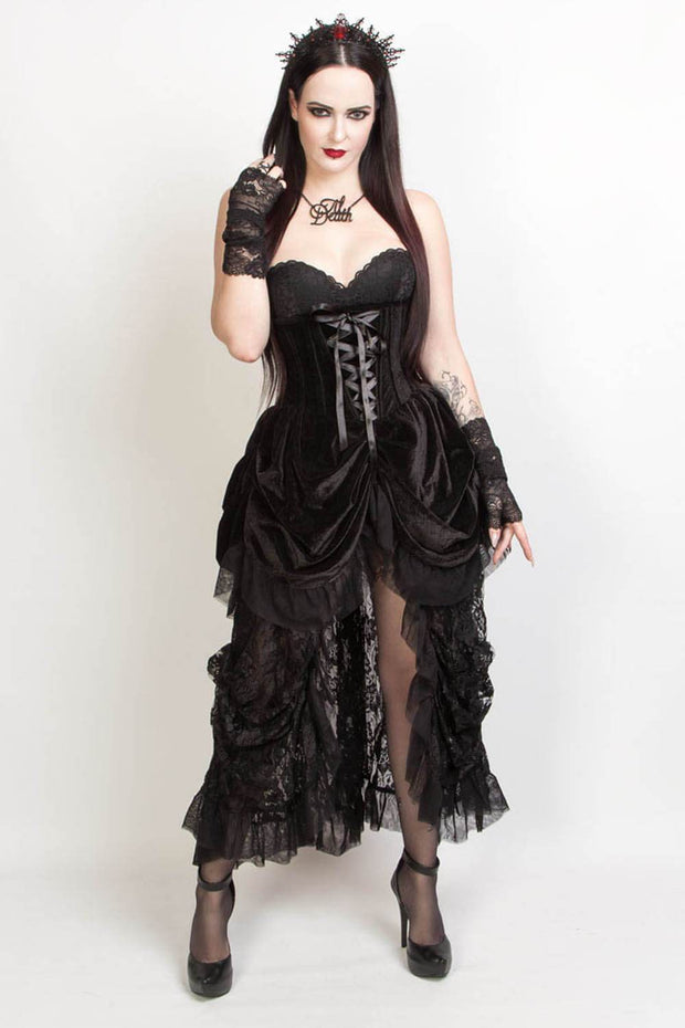 Jaydra Custom Made Burlesque Underbust Corset Dress