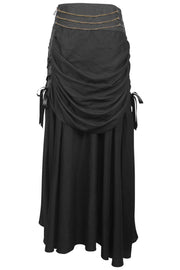 Fidal Steampunk Skirt with Hanging Chains