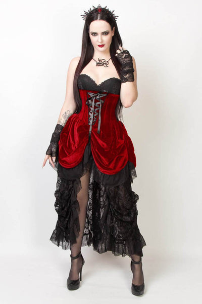 Briallan Burlesque Underbust Corset Dress