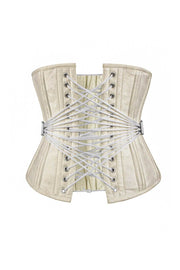 Cattee Custom Made Waist Training Corset with Fan Lacing