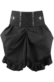 Gytha Custom Made Gothic Black Brocade Skirt