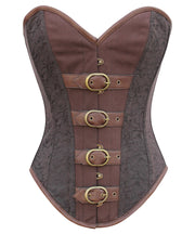 Instant Shape Gothic Buckle Up Overbust Corset