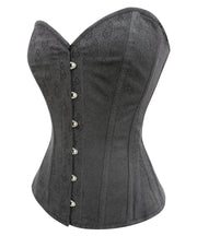 SOLD OUT - Ouida Black Brocade Overbust Corset